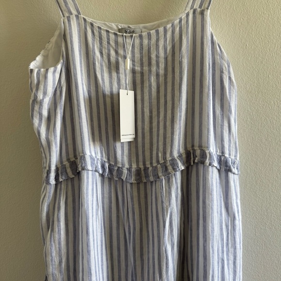 NWT Rails Sandy Blue Iris Striped Mix Sleeveless Dress size XL - Picture 7 of 11